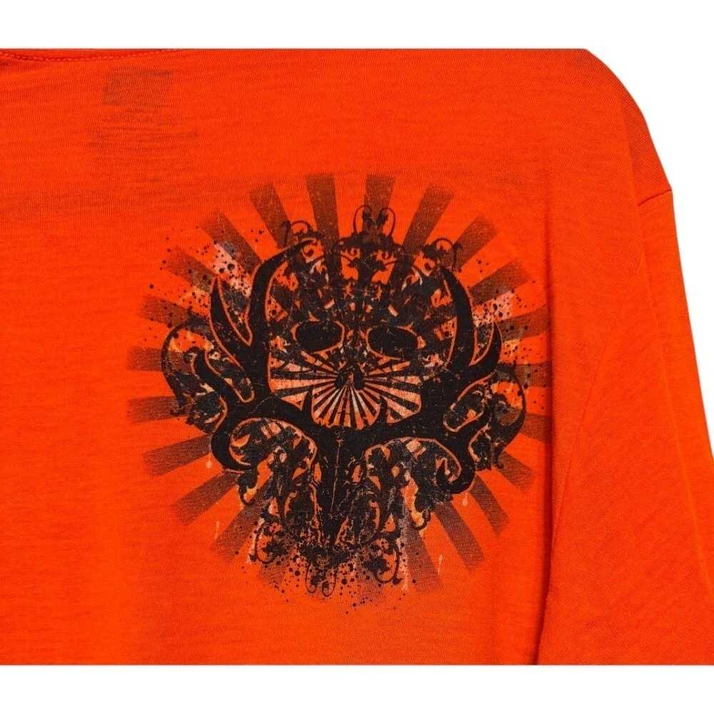 Bone Collector Grunge Graphic Long Sleeve Tee Men's Size Large‎ Edgy Streetwear - Picture 2 of 5